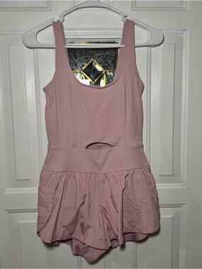 Aeropostale Pink Skirted Bodysuit Romper